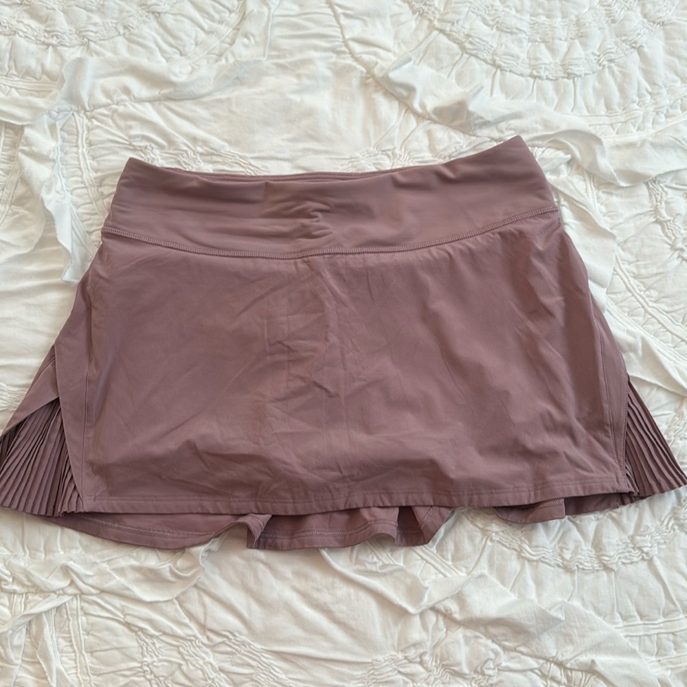 Lululemon Play Off the Pleats Women’s Size 6 Skirt Skort in Vintage Mauve